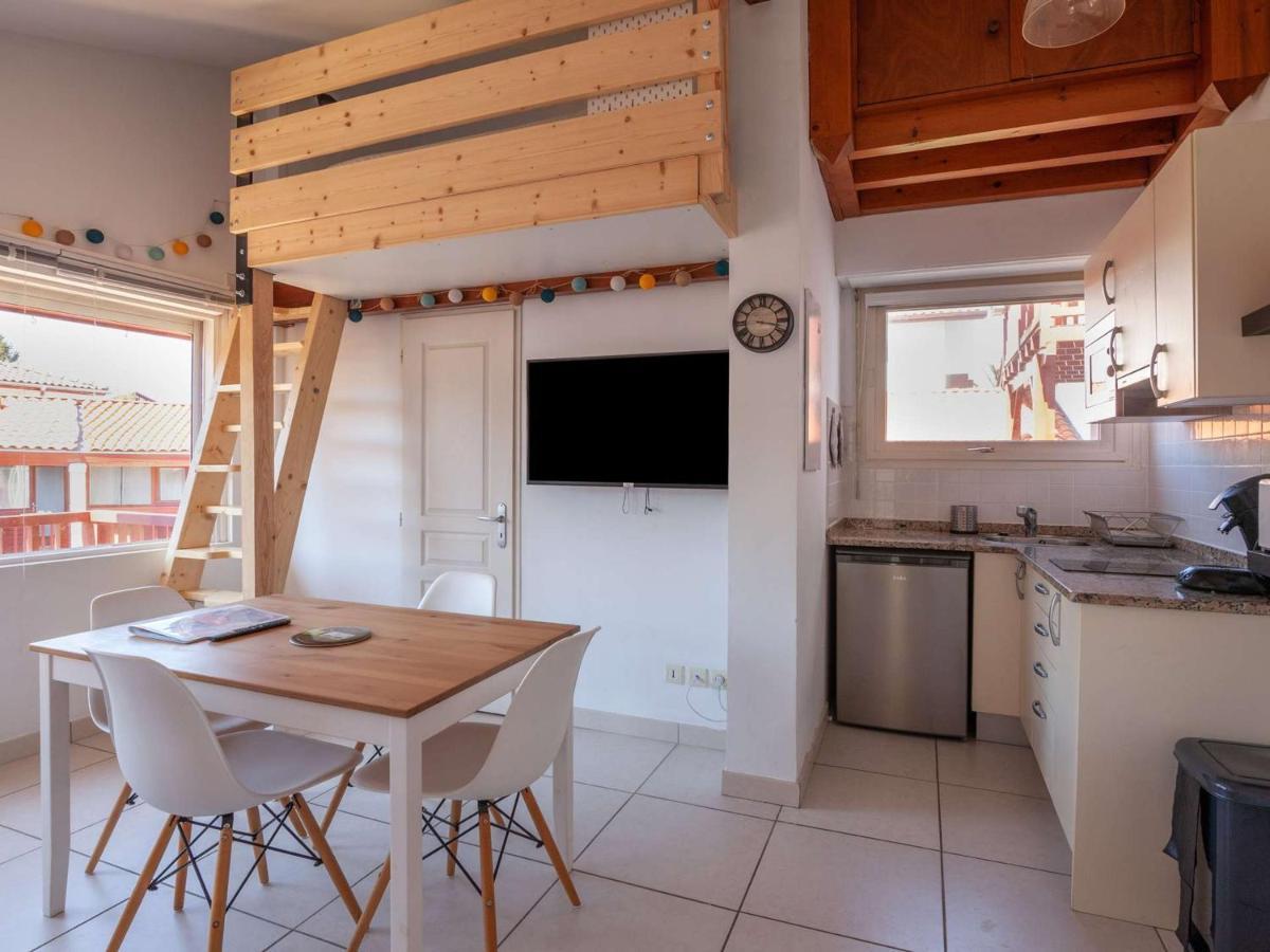 Appartement Cosy Avec Mezzanine, Balcon Et Parking A 300M De La Plage - Fr-1-2-382 Hendaye Luaran gambar